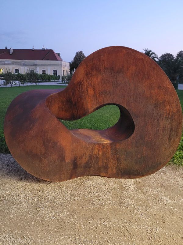 Andres Klimbacher Infinity Loop 2024 Cortenstahl